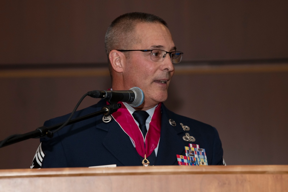 Command Chief Master Sgt. Daniel C. Conner retirement