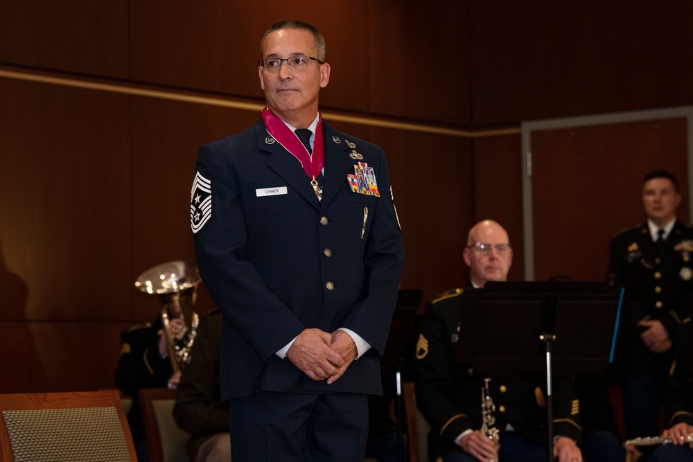 Command Chief Master Sgt. Daniel C. Conner retirement