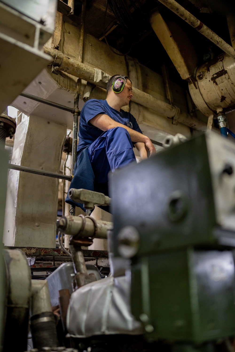 Coast Guard Cutter Polar Star (WAGB 10) conducts basic engineering casualty control exercises