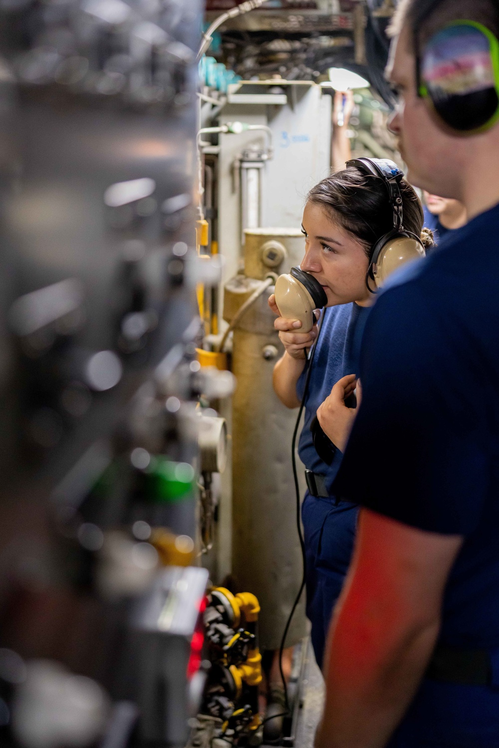 Coast Guard Cutter Polar Star (WAGB 10) conducts basic engineering casualty control exercises