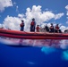 Coast Guard Cutter Polar Star (WAGB 10) has swim call near the equator