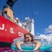 Coast Guard Cutter Polar Star (WAGB 10) has swim call near the equator