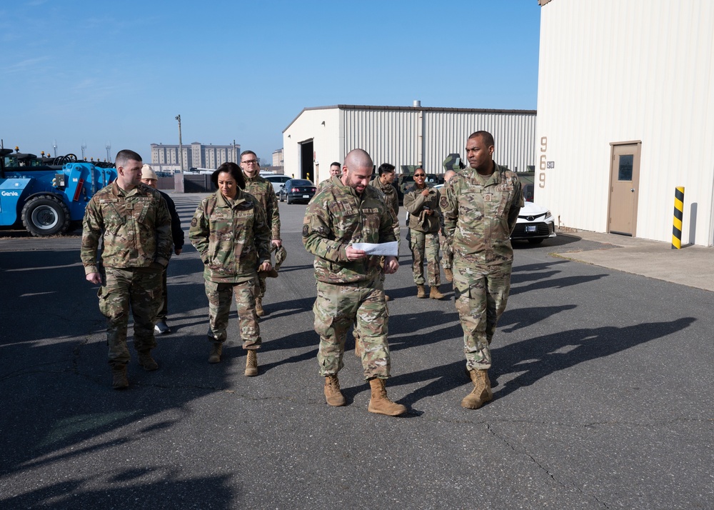 7th AF leadership return to the Wolf Pack