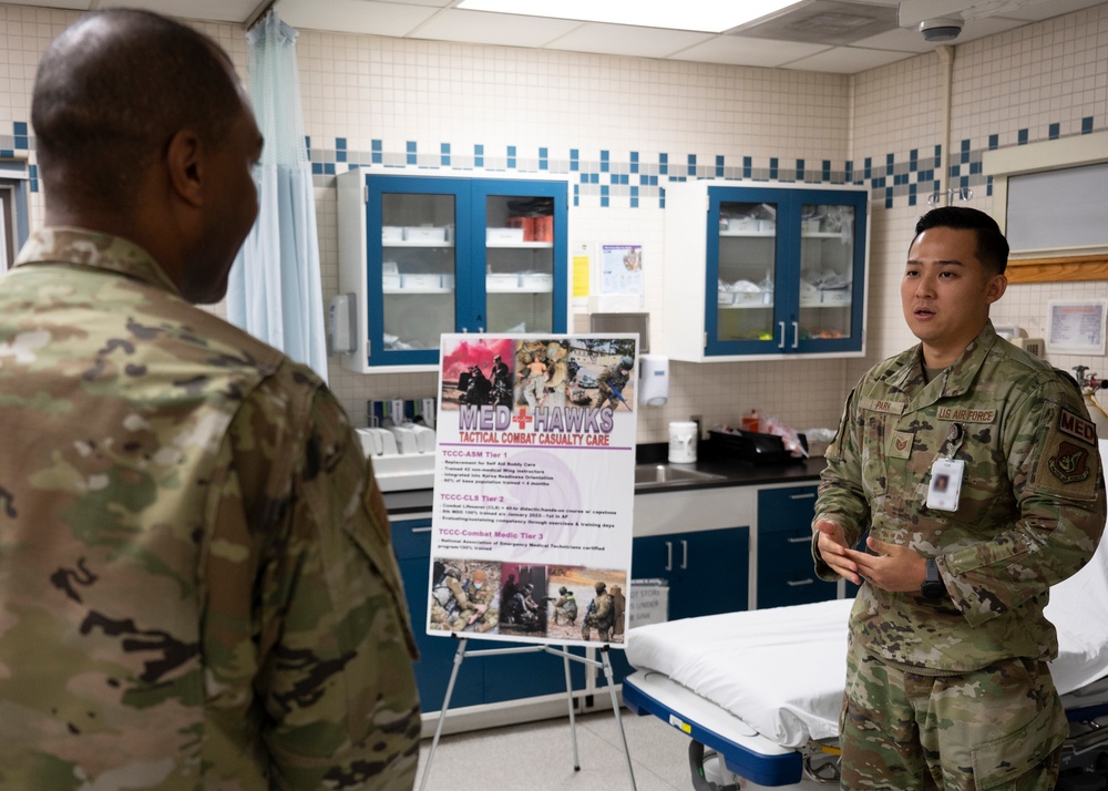 7th AF leadership return to the Wolf Pack