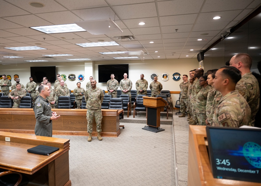 7th AF leadership return to the Wolf Pack