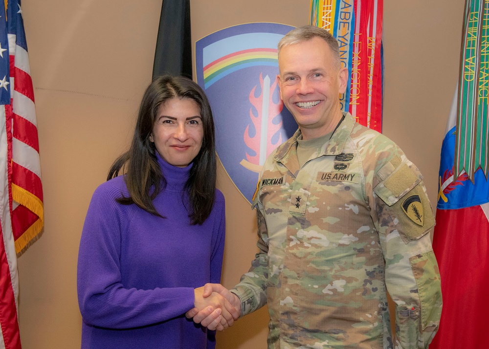 Ms. Serap Gueler, MdB visits USAREUR-AF