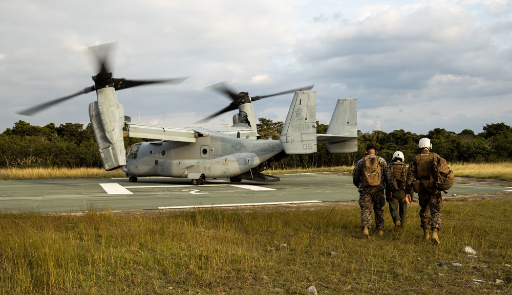 U.S. Marines depart for Stand-in Force Exercise