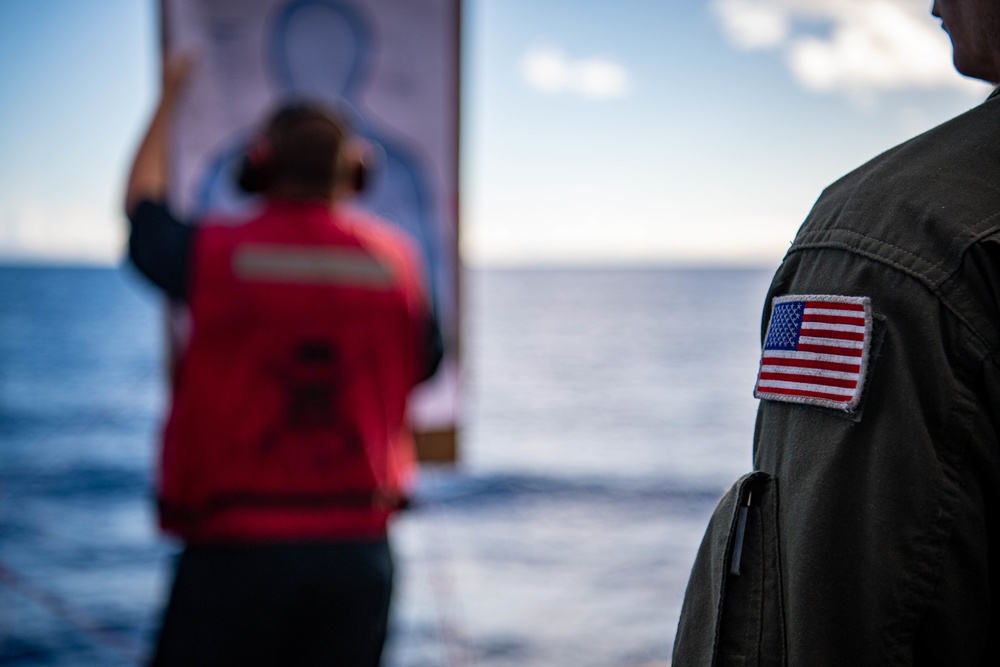 Sailors Conduct A Small Arms Live Fire