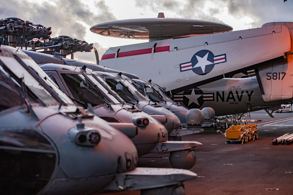 USS Nimitz Flight Deck