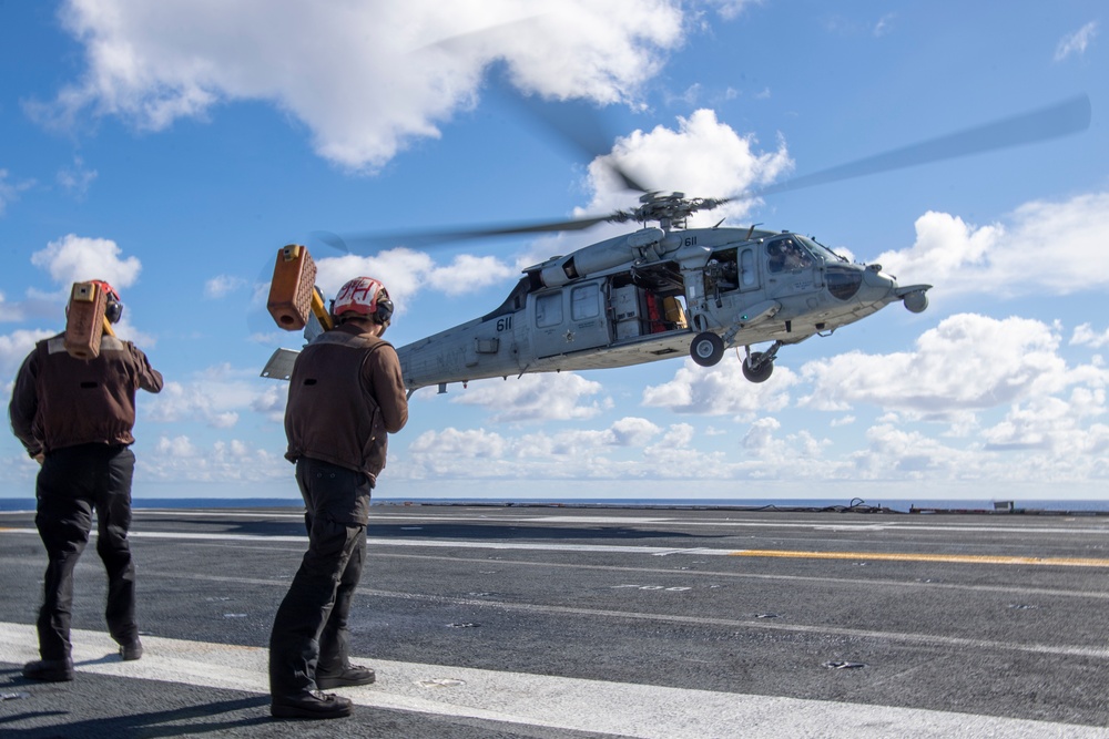 Dvids Images Mh 60s Sea Hawk Helicopter Lifts Off Of The Flight