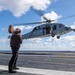 MH-60S Sea Hawk helicopter Lifts Off Of The Flight Deck