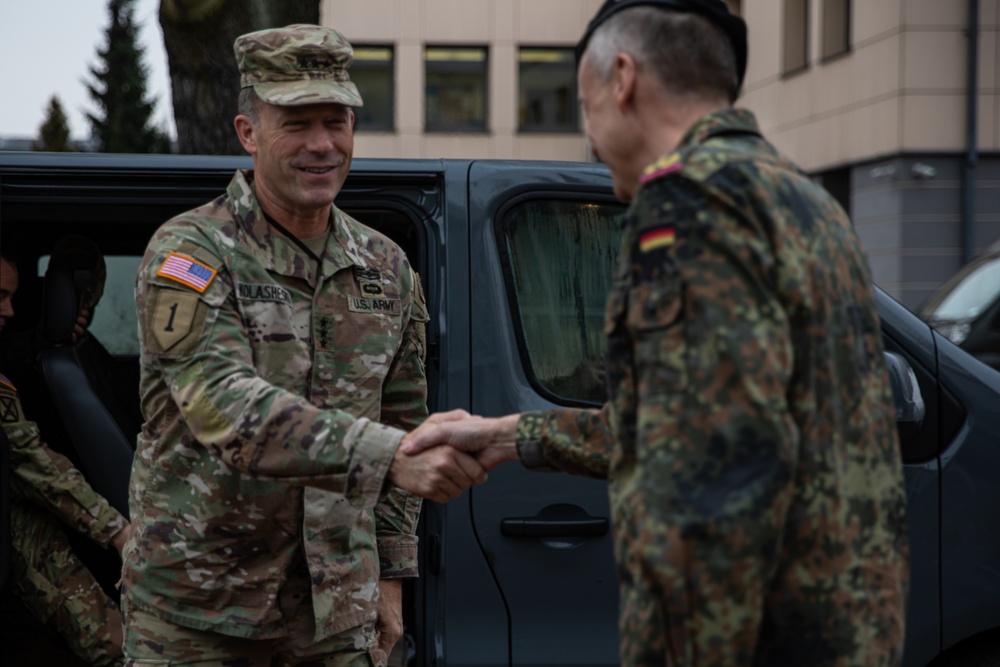 Lt. Gen. Kolasheski Visits Poland as part of Loyal Leda Exercise