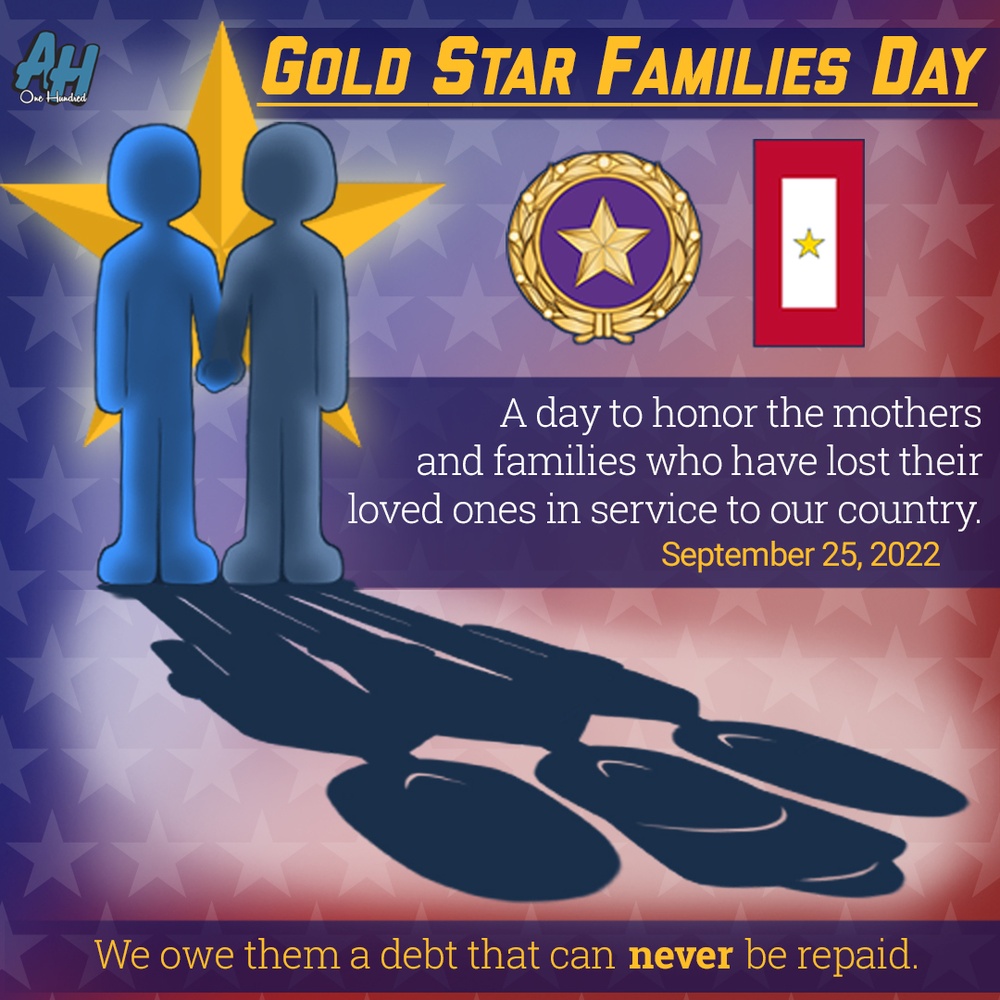 Gold Star Families Day 2022