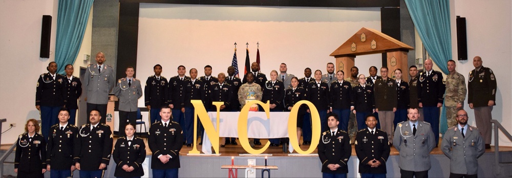 Group photo of the Public Health Command Europe NCO Induction Dec. 7, in Sembach Germany