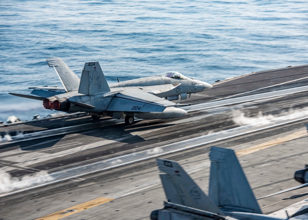 USS Ronald Reagan (CVN 76) conducts flight operations