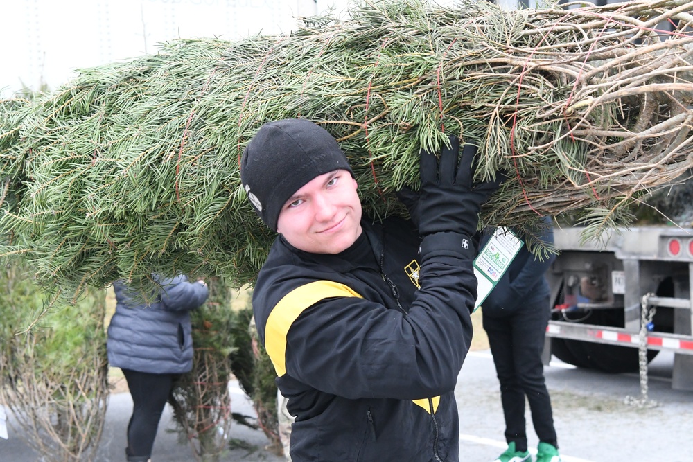 Trees for Troops giveaway brings holiday joy to Fort Drum Soldiers and families