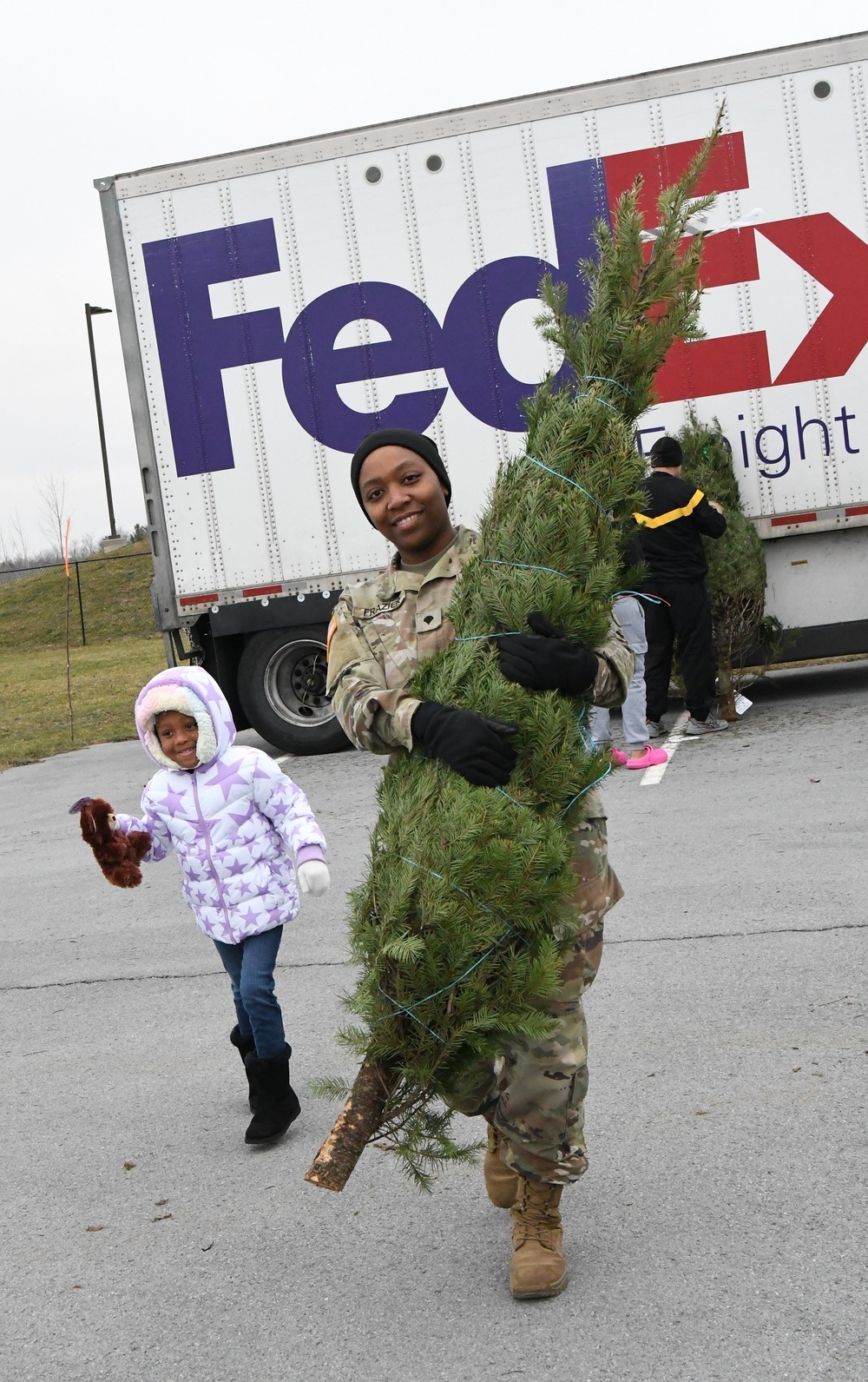 Trees for Troops brings holiday joy to Fort Drum Soldiers and families