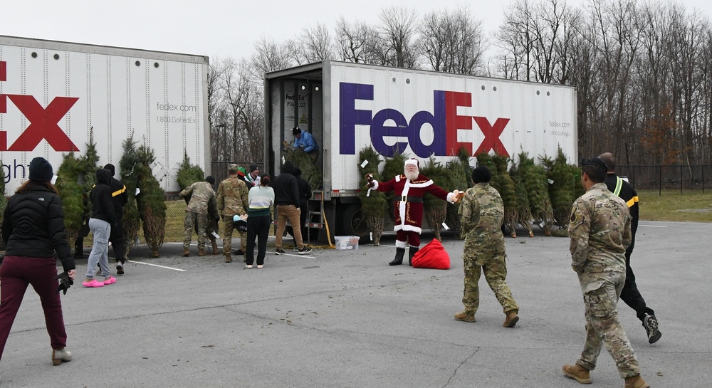 Trees for Troops brings holiday joy to Fort Drum Soldiers and families