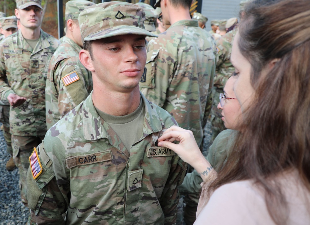 PFC Dustin H. Carr Air Assault graduation