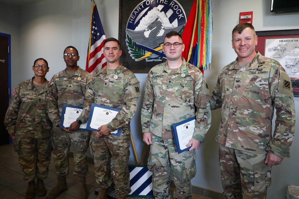 3rd Division Sustainment Brigade holds award ceremony