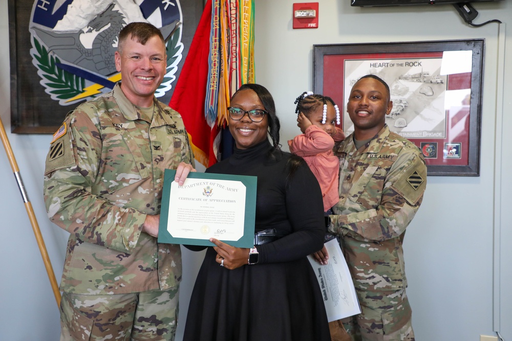 3rd Division Sustainment Brigade holds award ceremony