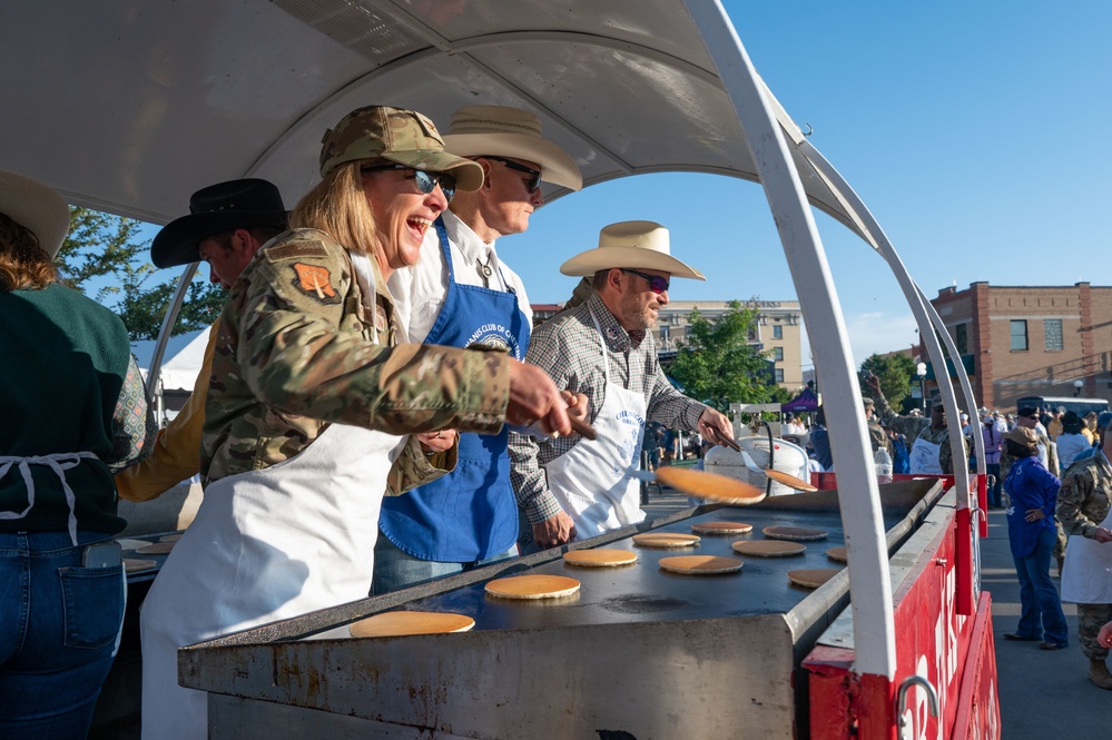 90MW leadership flips pancakes