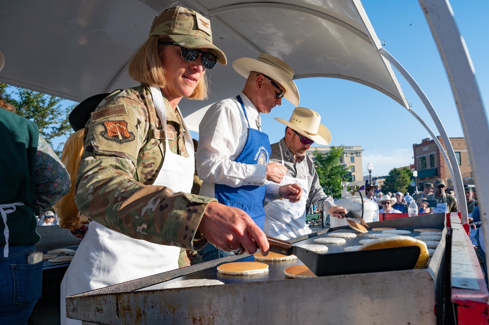 90MW leadership flips pancakes