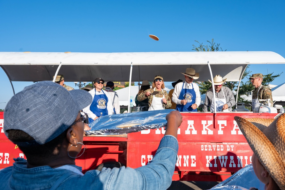 90MW leadership flips pancakes