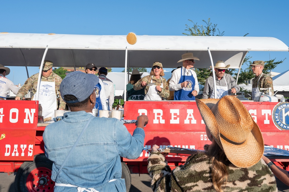 90MW leadership flips pancakes