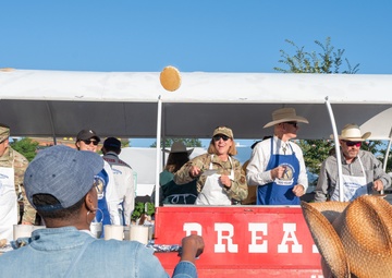 90MW leadership flips pancakes