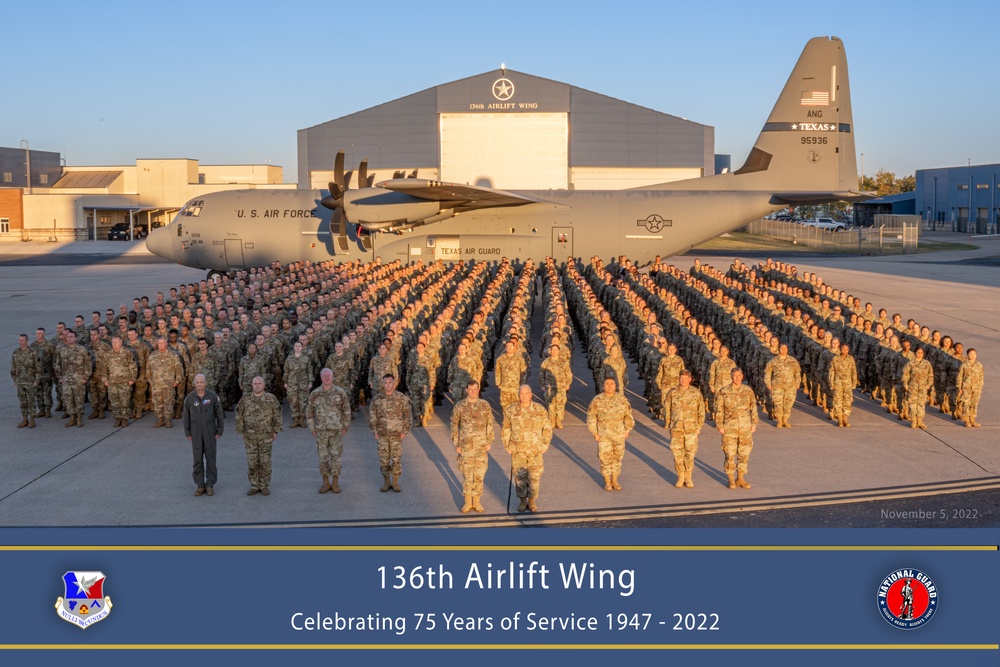 136th Airlift Wing celebrates 75 years of service