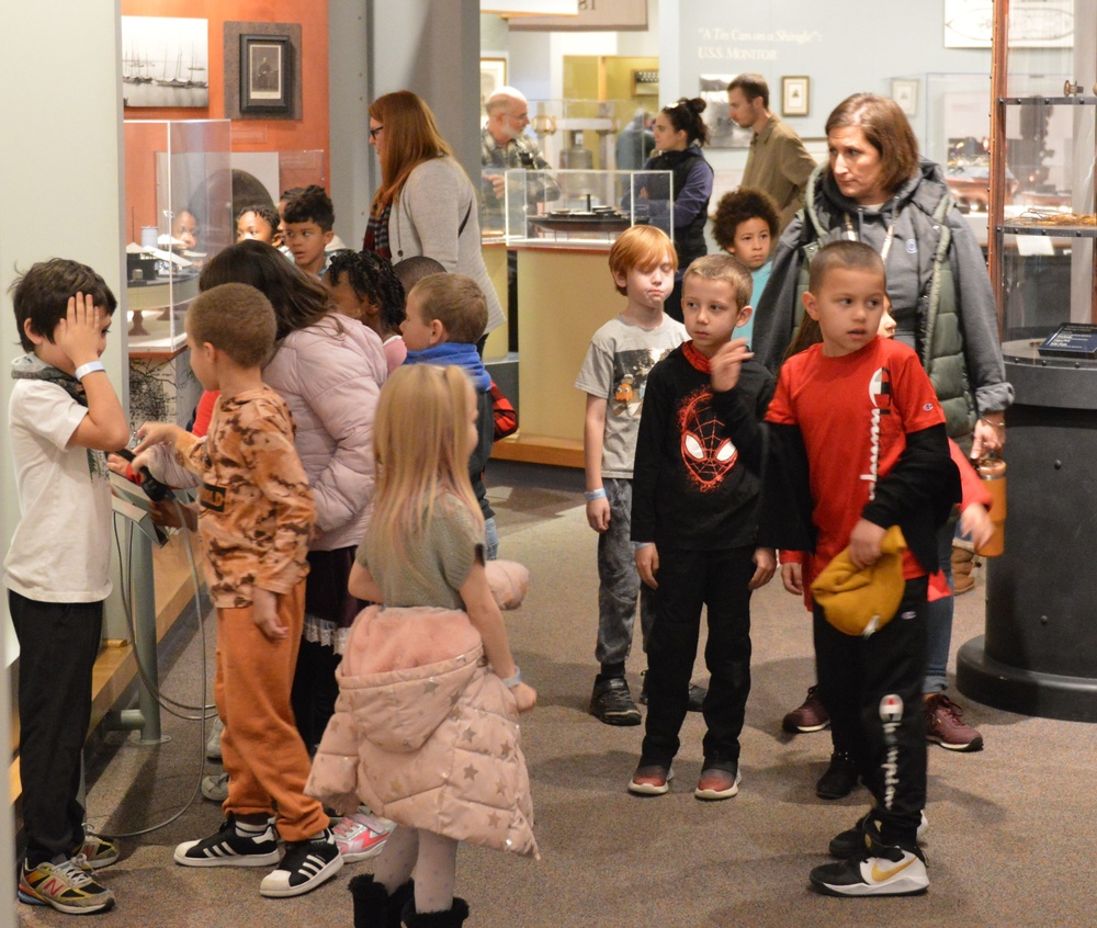 Ocean View Elementary School students and teachers visit Hampton Roads Naval Museum