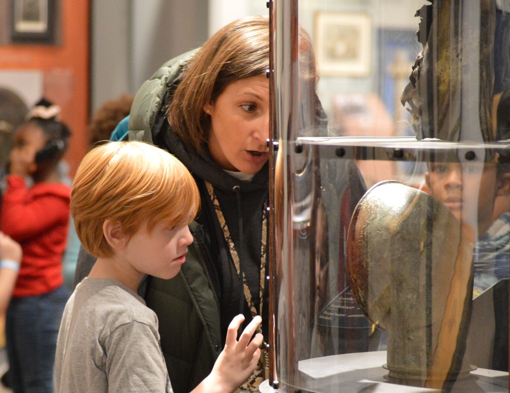 Ocean View Elementary School students and teachers visit Hampton Roads Naval Museum