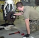 127th Maintenance Squadron repack the brake and wheel assembly strut on an A-10 Thunderbolt II