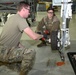127th Maintenance Squadron repack the brake and wheel assembly strut on an A-10 Thunderbolt II