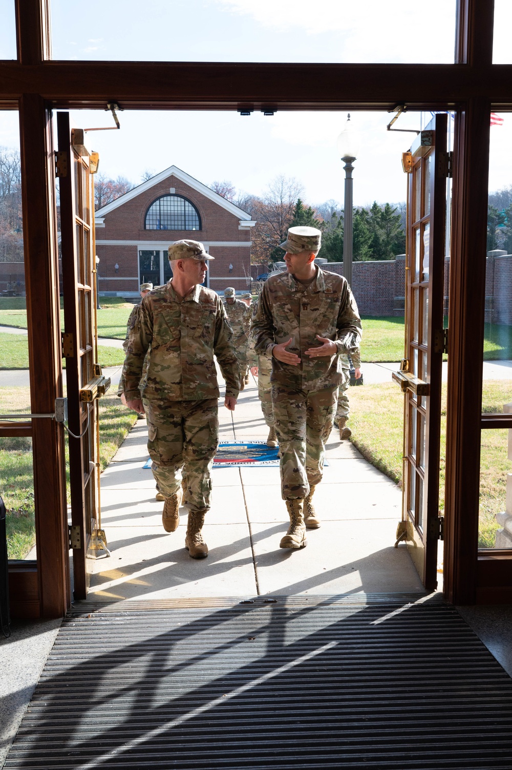 AFDW command team visits JBAB