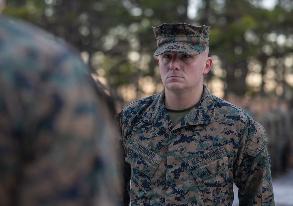 Sgt. Howard awarded the Navy and Marine Corps Medal