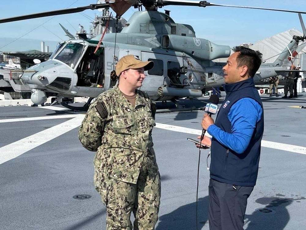 Aerographer's Mates Participate in Fleet Week New York 2022