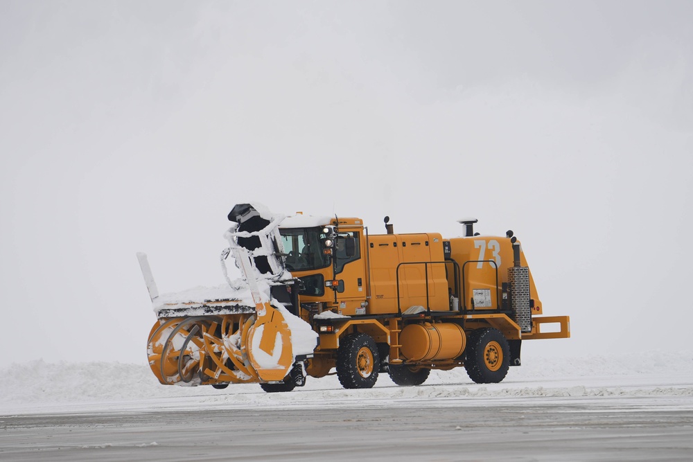114th Fighter Wing Snow Team hard at work
