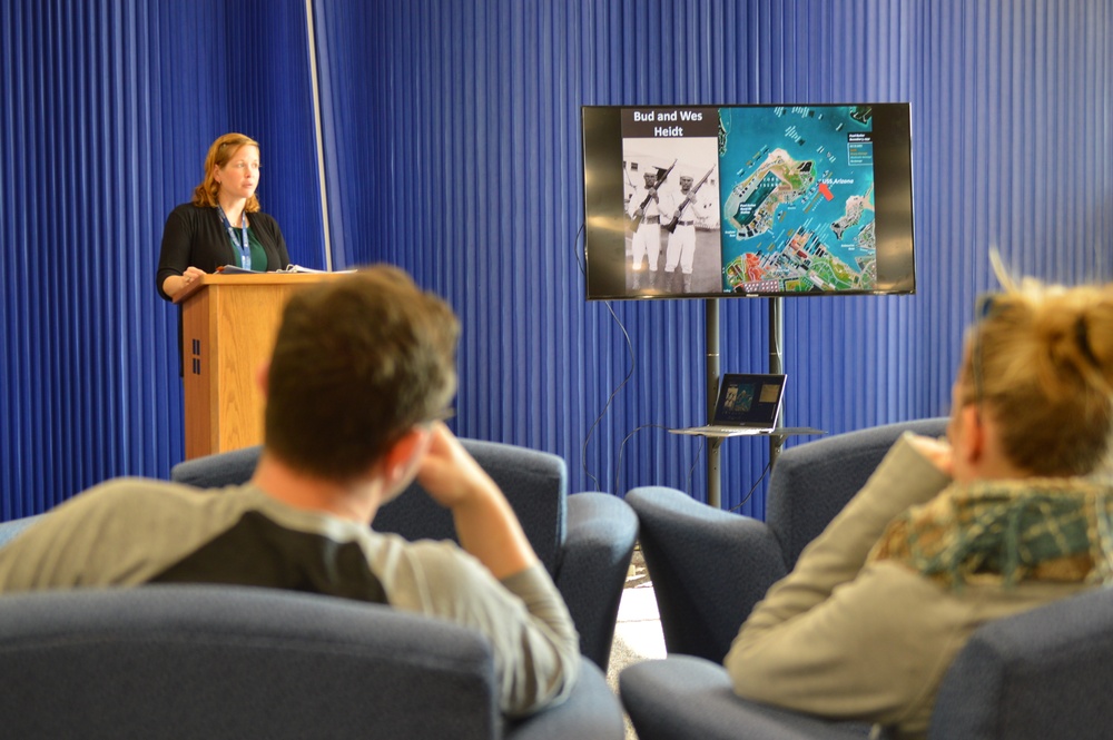 Pearl Harbor history presentation aboard Joint Base Langley-Eustis