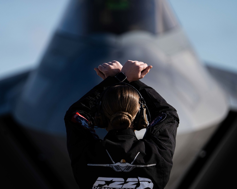 DVIDS - News - F-22 Demo Team Heads to 'Super Bowl' of Air Shows