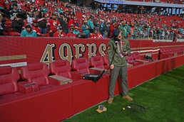 San Francisco 49ers honored 173rd Fighter Wing Airmen following game-day flyover