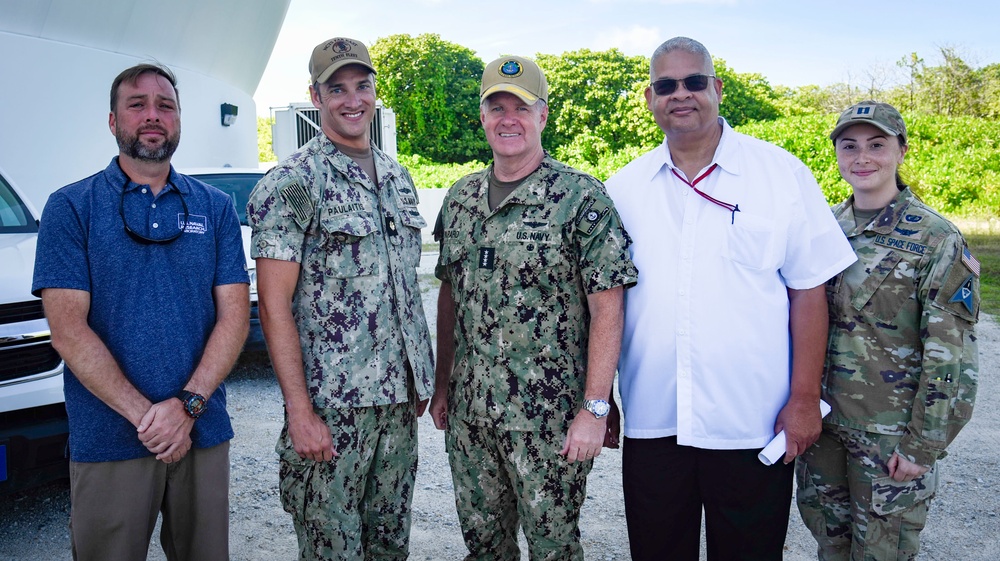 Pacific Fleet Commander Visits Troops in Diego Garcia