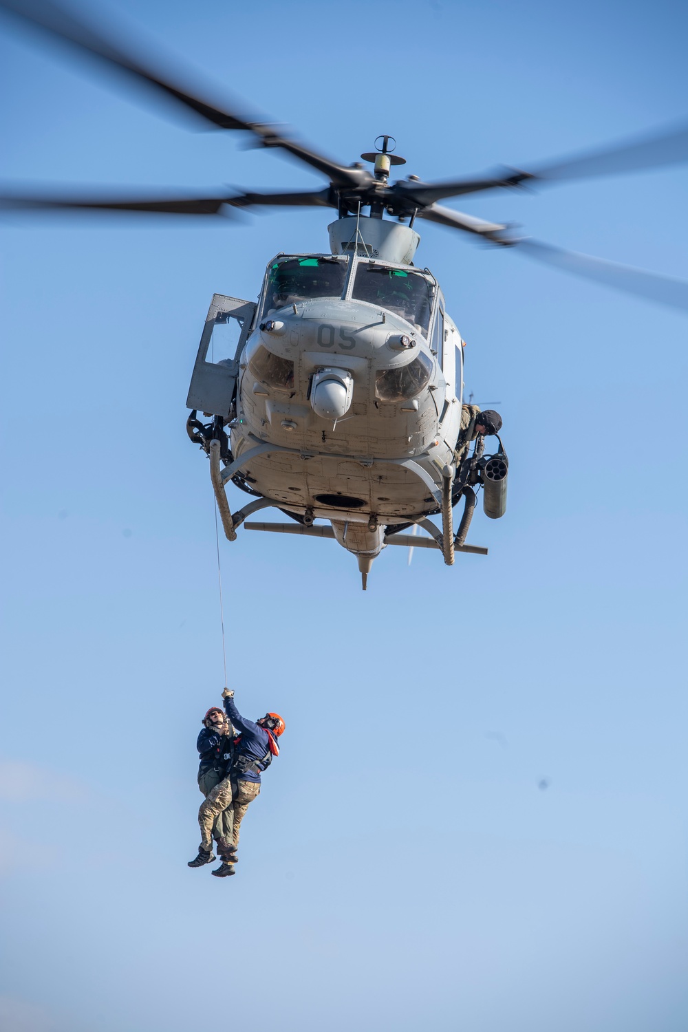 HSC-3's SARMM Trains With USMC Counterparts From MAG-39 During Steel Knight