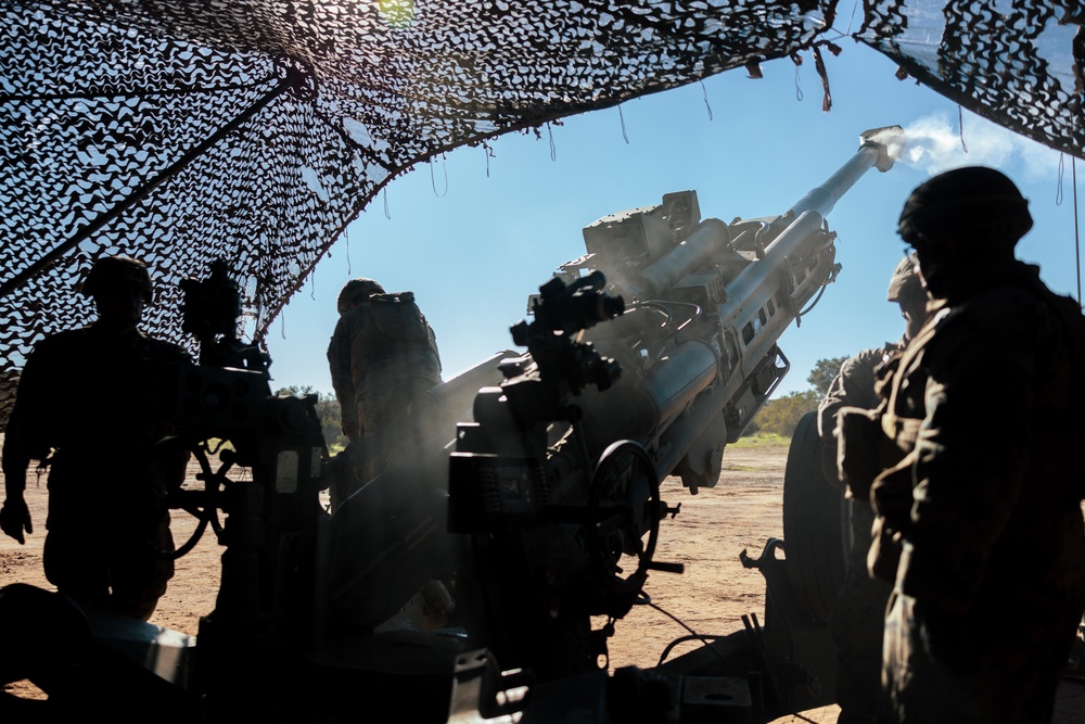 1st Bn., 11th Marines conducts live-fire drills during Steel Knight 23