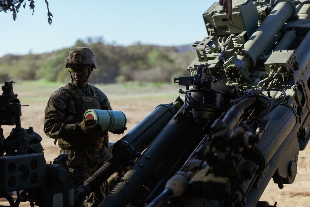 1st Bn., 11th Marines conducts live-fire drills during Steel Knight 23