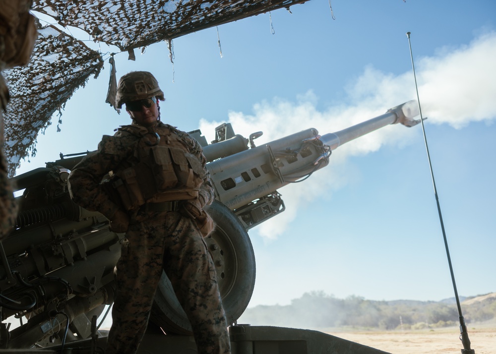 1st Bn., 11th Marines conducts live-fire drills during Steel Knight 23