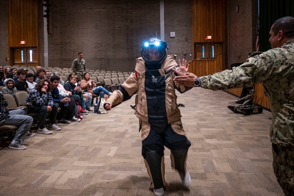 EOD team educational school visit