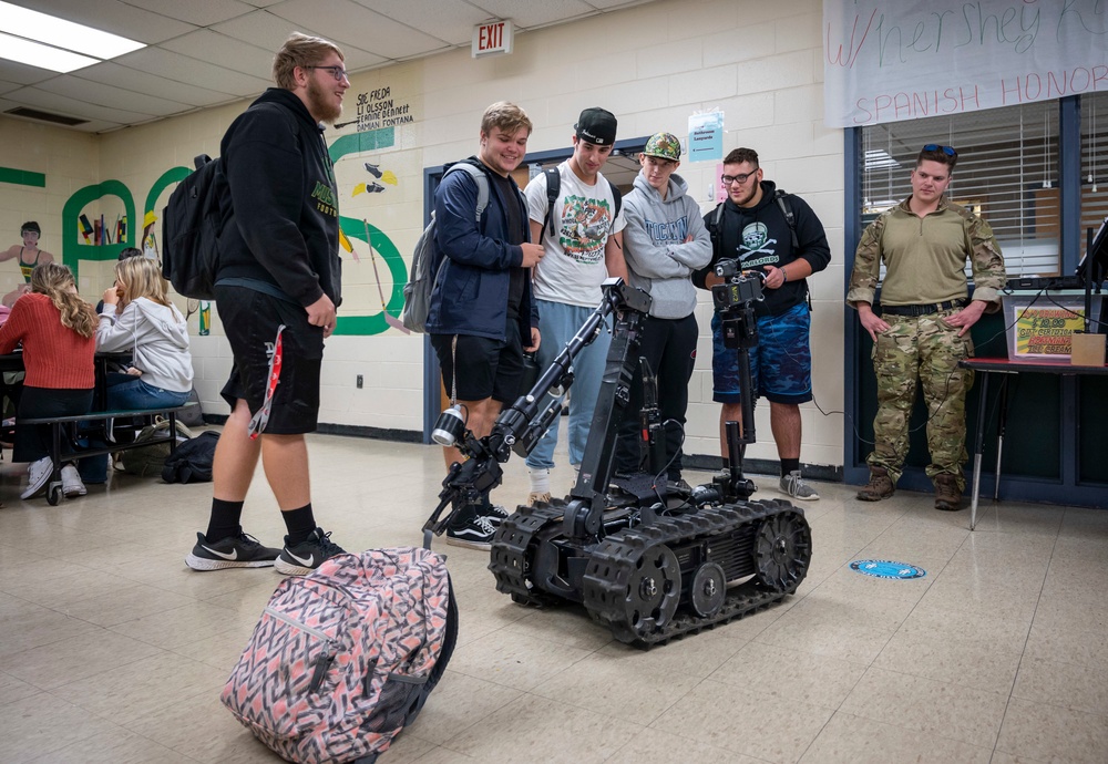 EOD team educational school visit