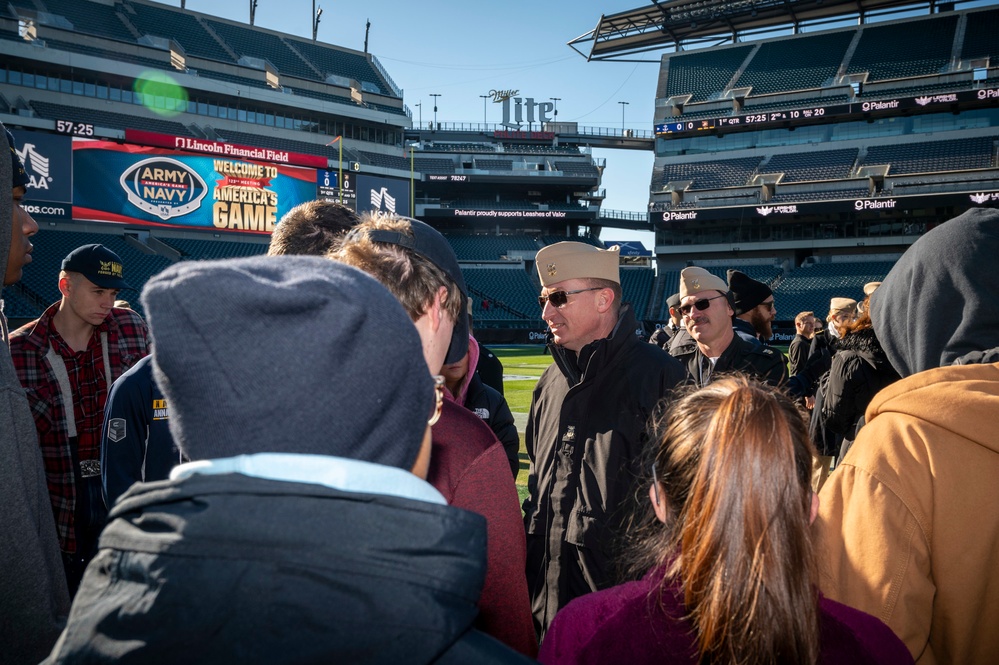 Army-Navy football game walkthrough